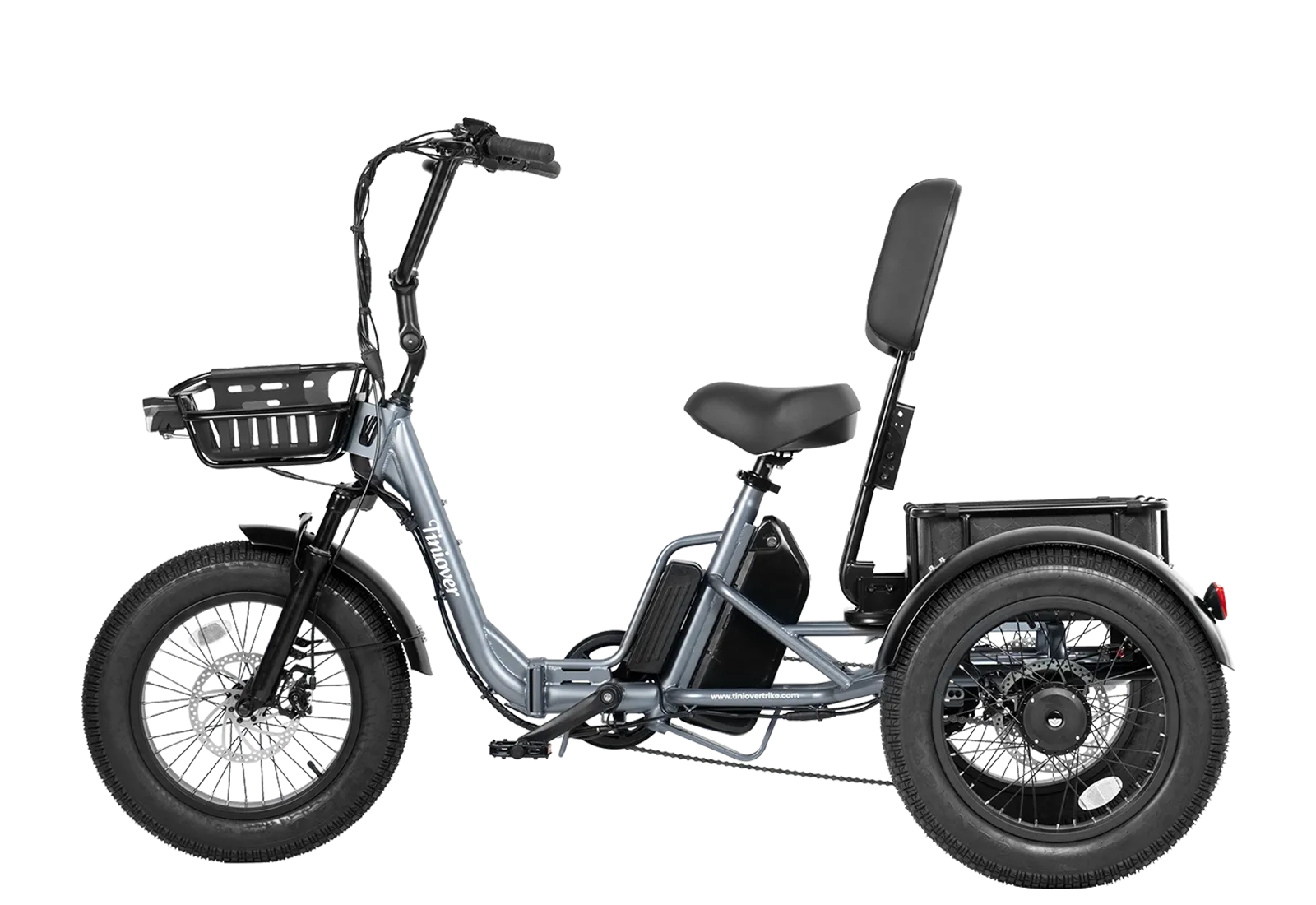 Creek Pro Passenger Electric Trike for 2 Adults/Seniors