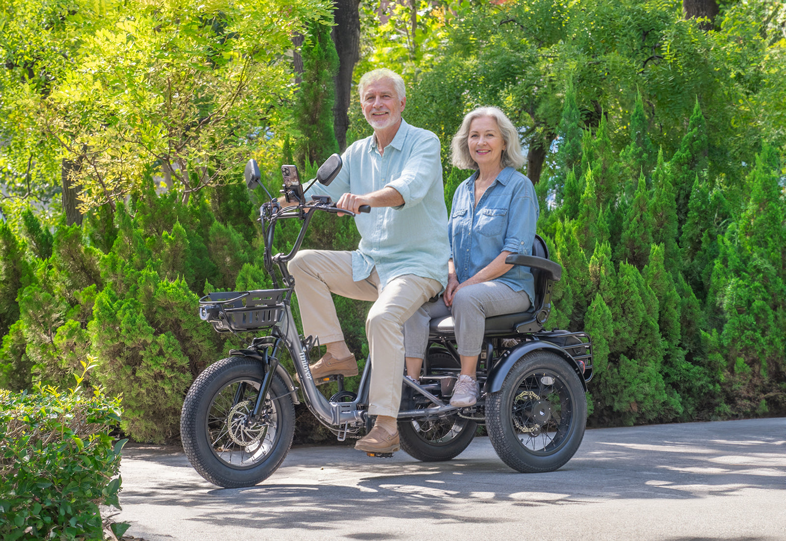 Creek Electric Passenger Trike for 2 Adults/Seniors