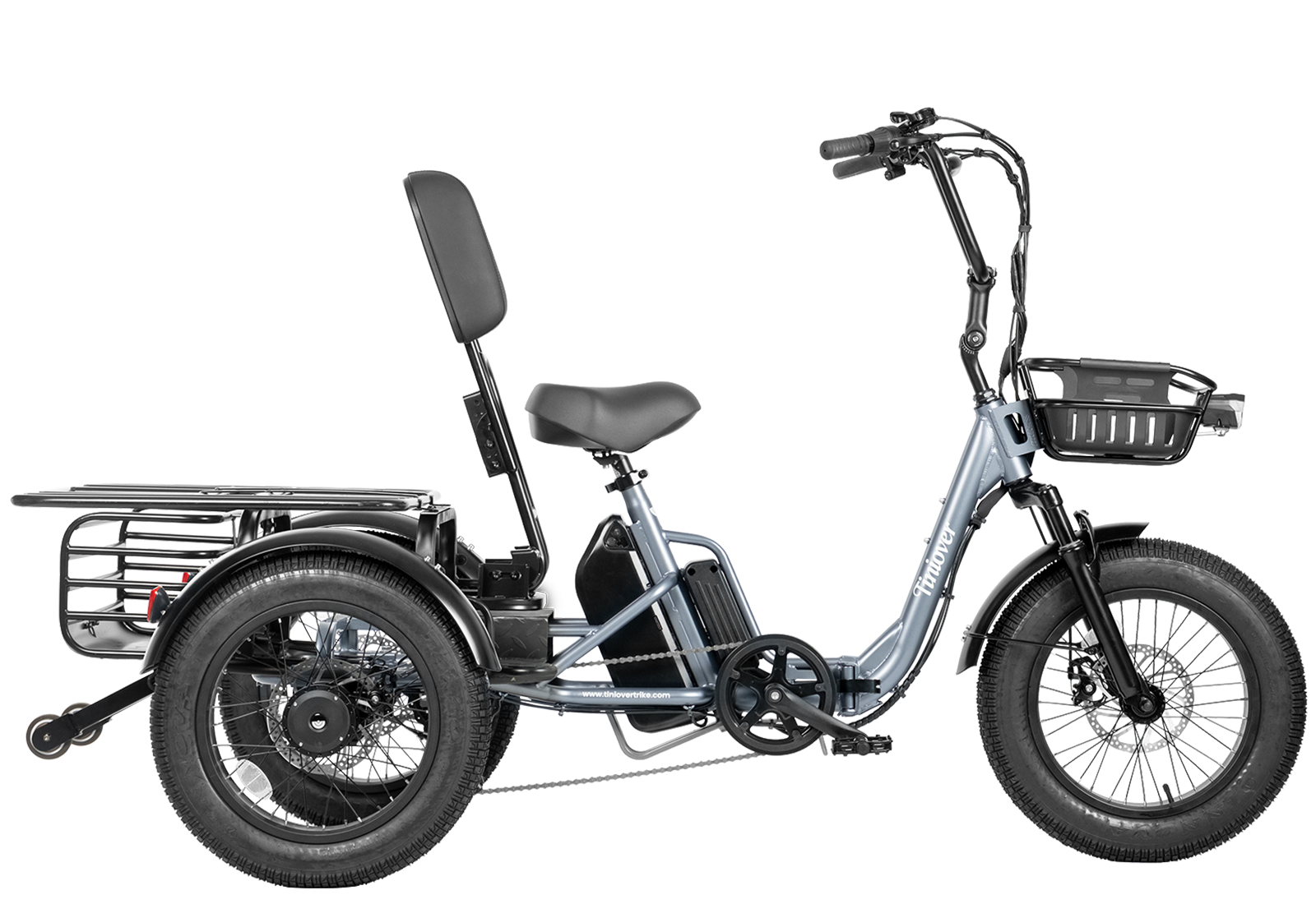 Creek Pro Passenger Electric Trike for 2 Adults/Seniors