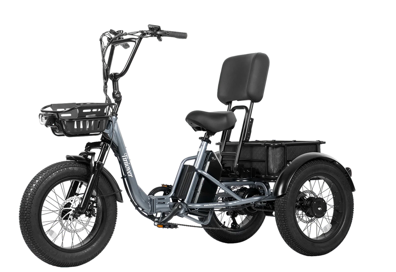 Creek Pro Passenger Electric Trike for 2 Adults/Seniors