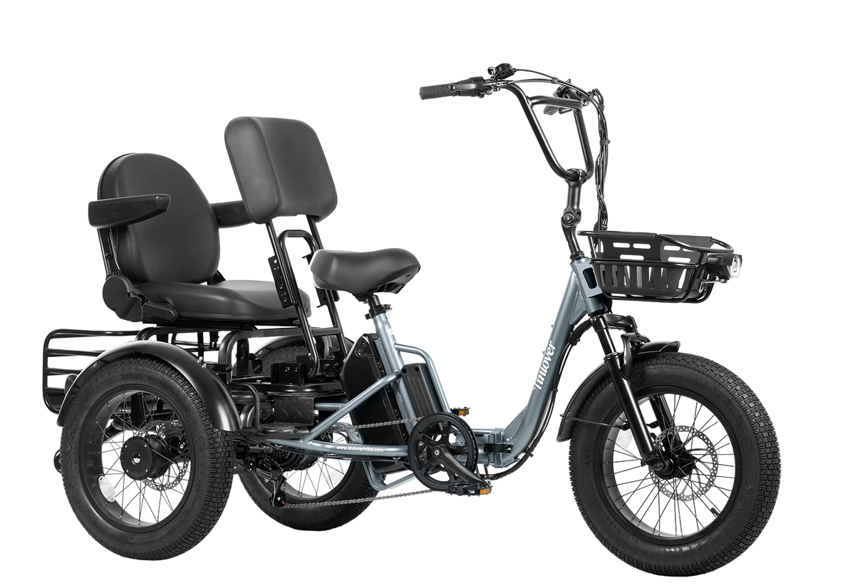Creek Pro Electric Passenger Trike for 2 Adults/Seniors