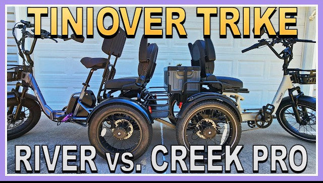 TINIOVER TRIKE...Compare and Contrast the River and Creek Pro.