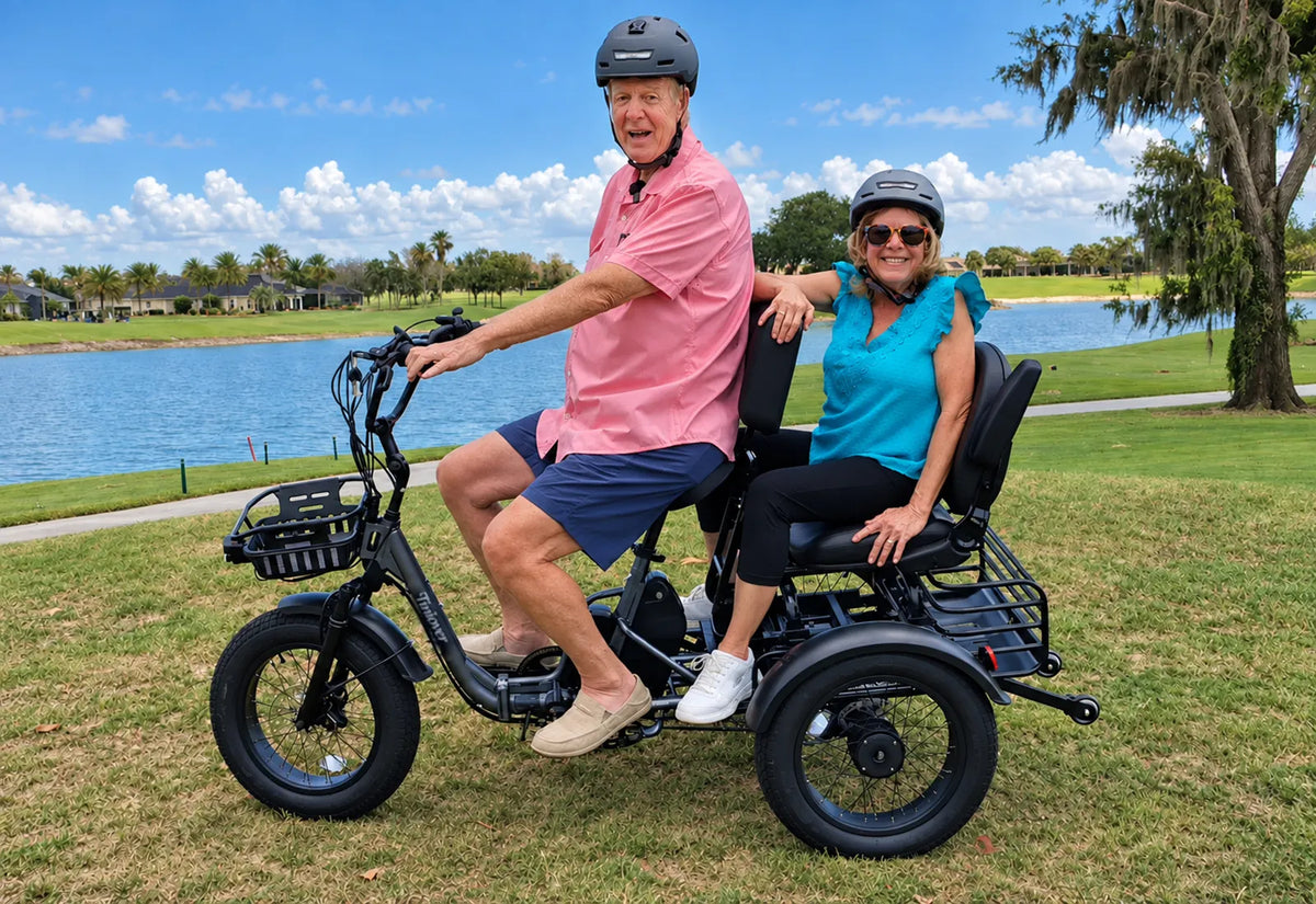 Creek Electric Passenger Trike for 2 Adults/Seniors